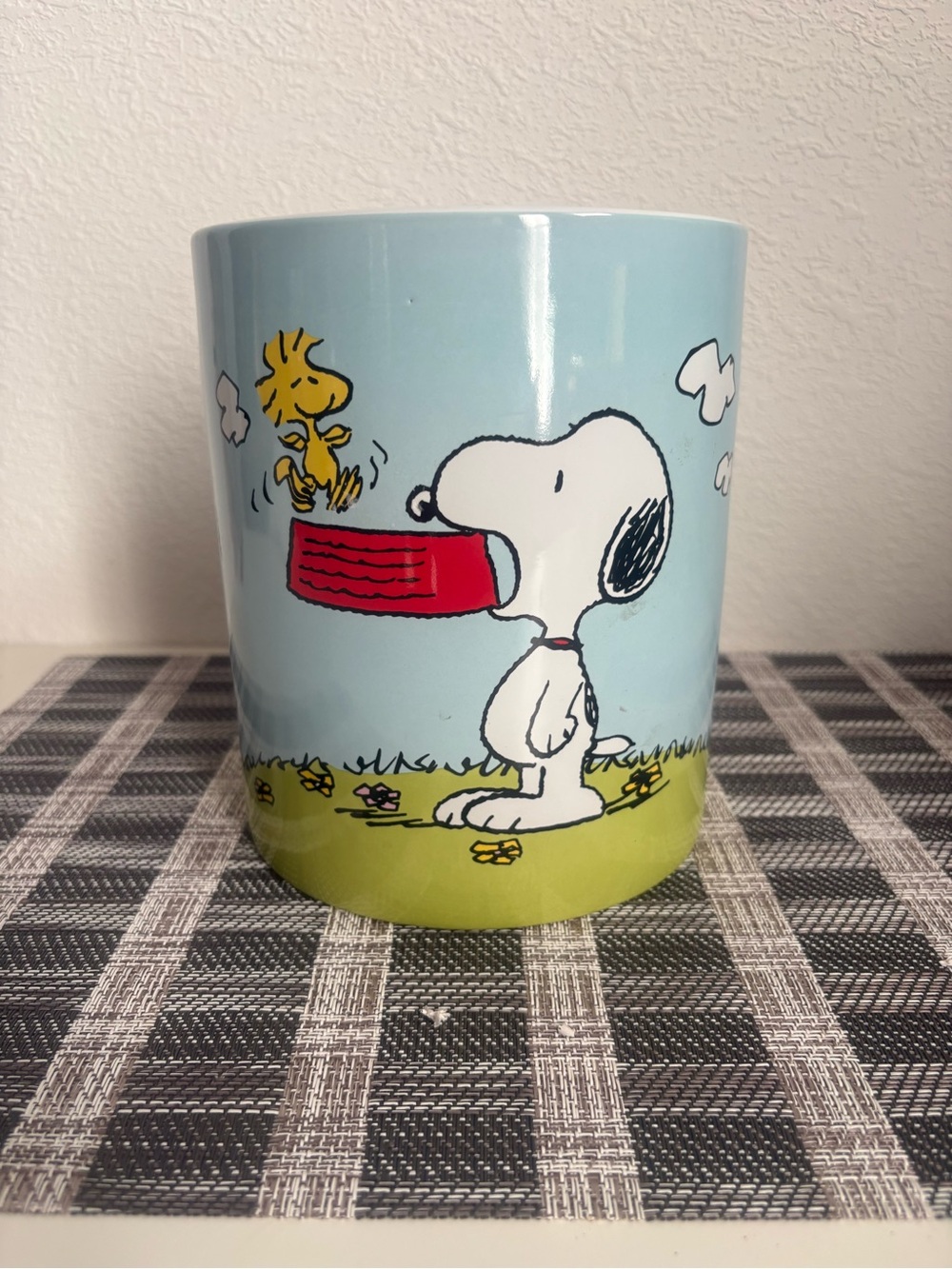 Peanuts Snoopy Ceramic Mug - Light Blue